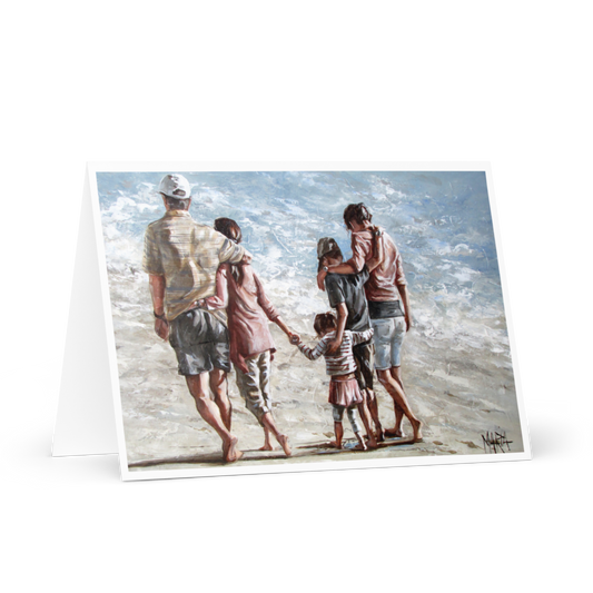 Die du Plessis gesin | Greeting Card