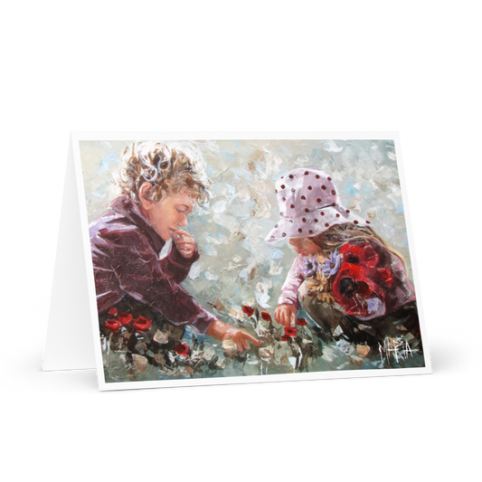 Blomme pluk | Greeting Card