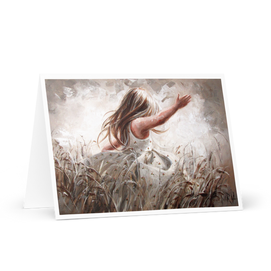 Draai in die wind | Greeting Card