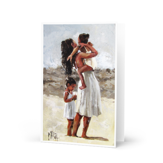 At the beach | Greeting Card