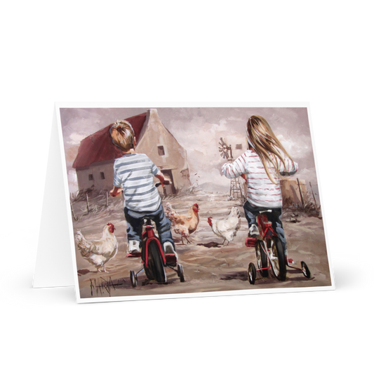 Training wheels | Greeting Card