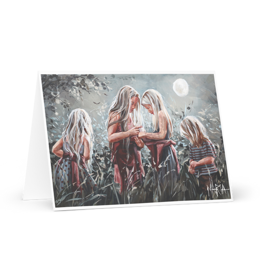 Moonlight kisses | Greeting Card