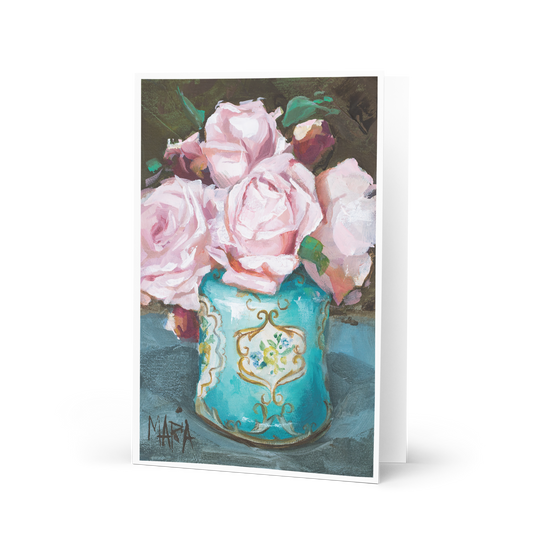 Pink Roses | Greeting Card