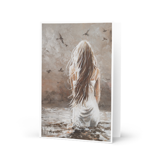 Your voice is in the wind | Greeting Card