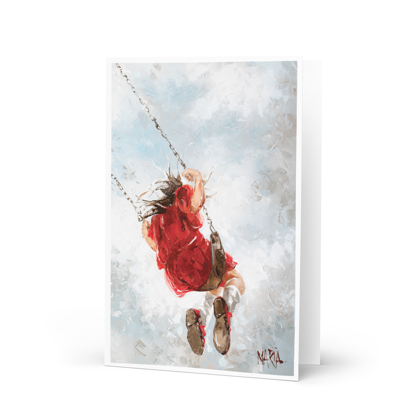 Swing on high | Greeting Card