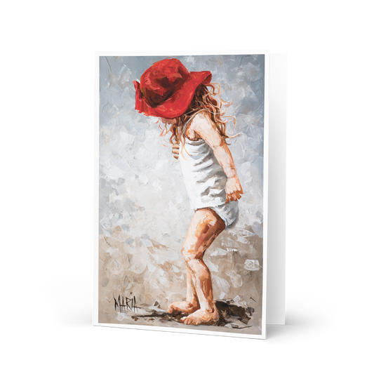 Little Red Warriors I | Greeting Card