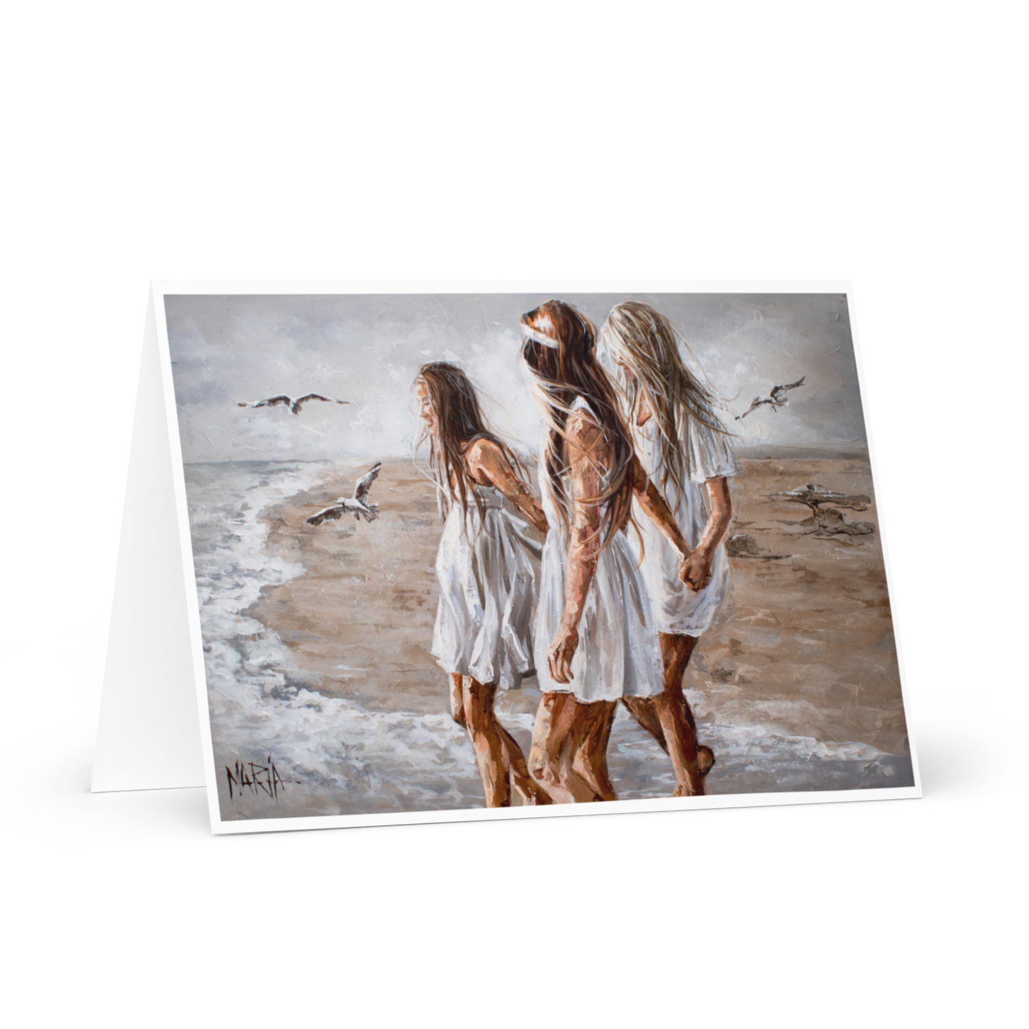 Contented sisterhood | Greeting Card