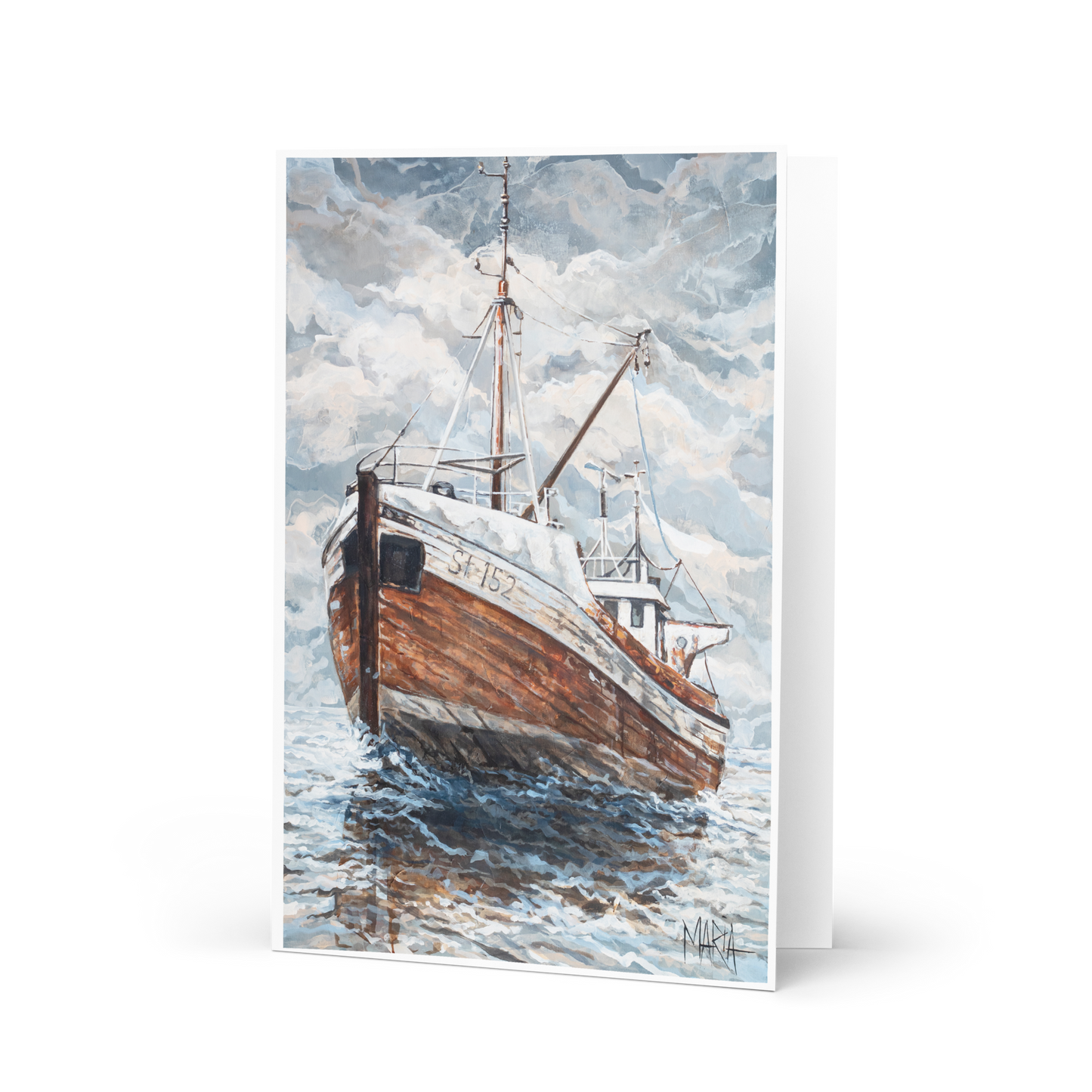 Steady in the storm | Greeting Card