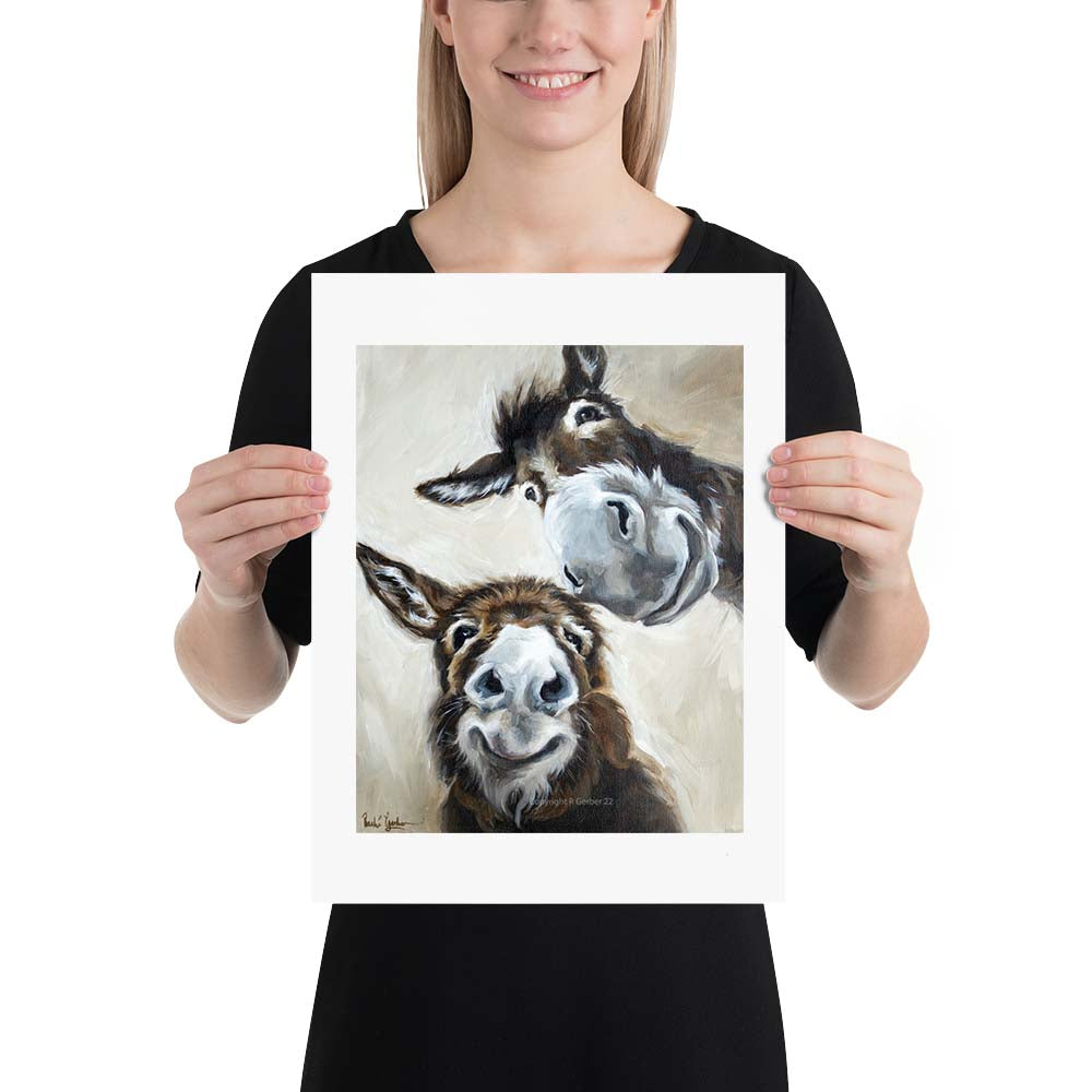 Chuckling Donkeys | Prints